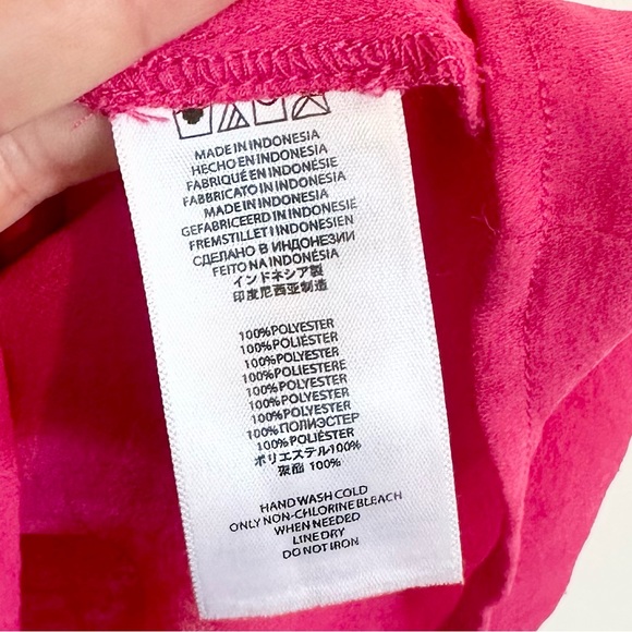 Michael Kors Fuchsia Pink Tiered Tank Top - Size: Medium - Picture 4 of 6